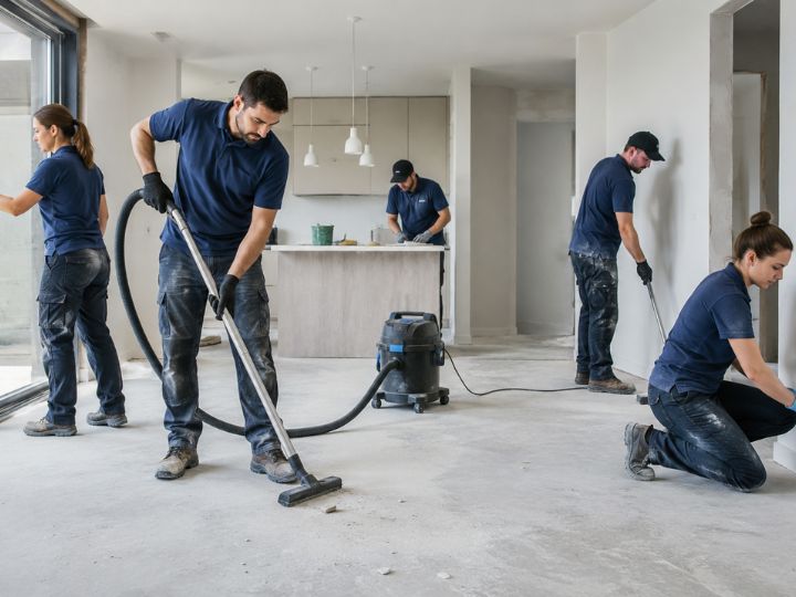 post construction cleaning in Linden Woods